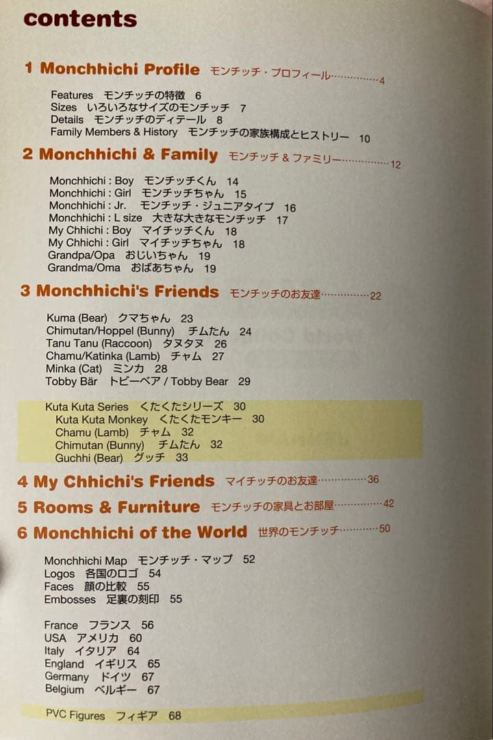 モンチッチ図鑑　JENNA♡ 完全保存版　2005 貴重　河出書房