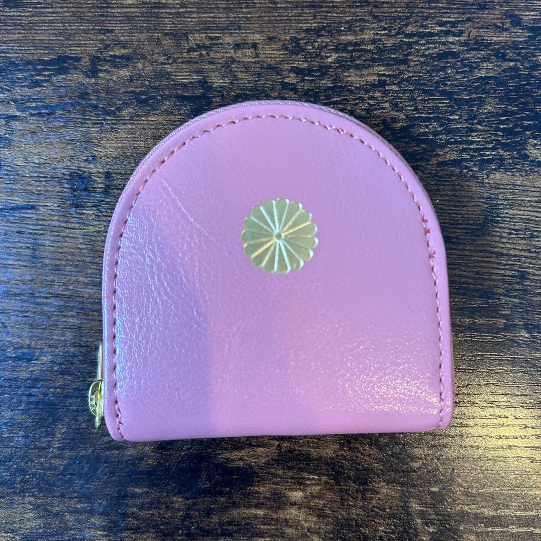 新品未使用】皇居 財布 コインケース 小銭入れ ピンク 桃色 皇居財布