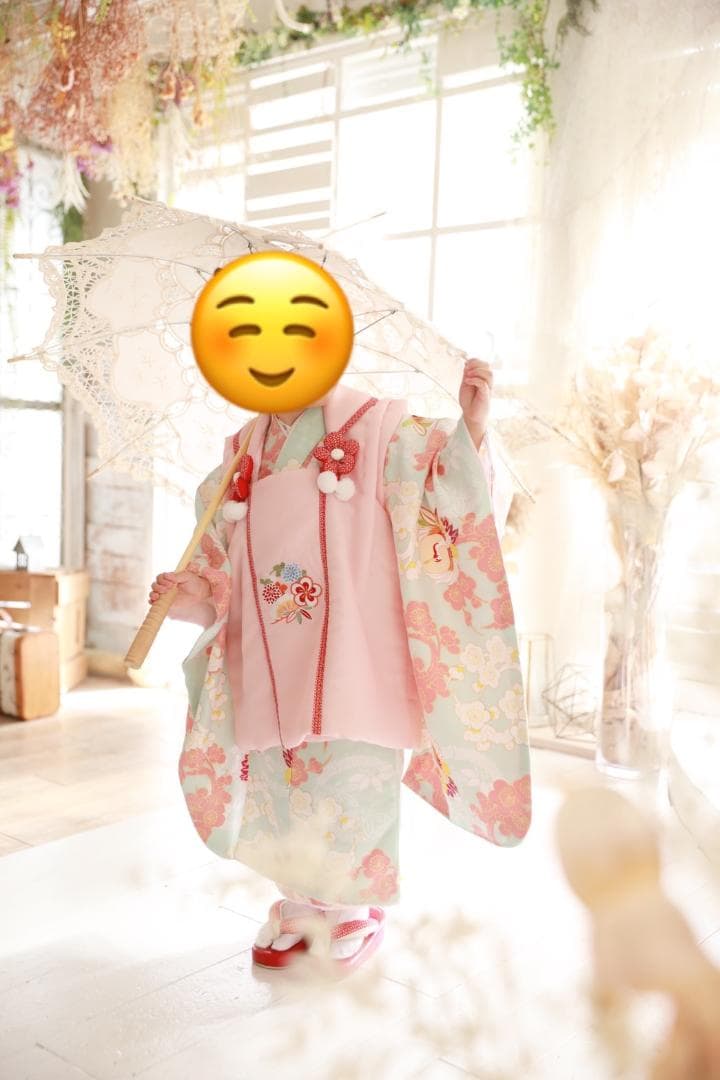 七五三 3歳 着物フルセット 小町キッズ 女の子