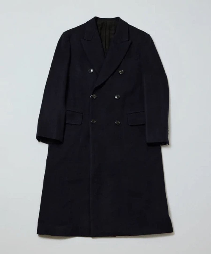 COMOLI カシミヤダブルチェスターコート - メルカリ