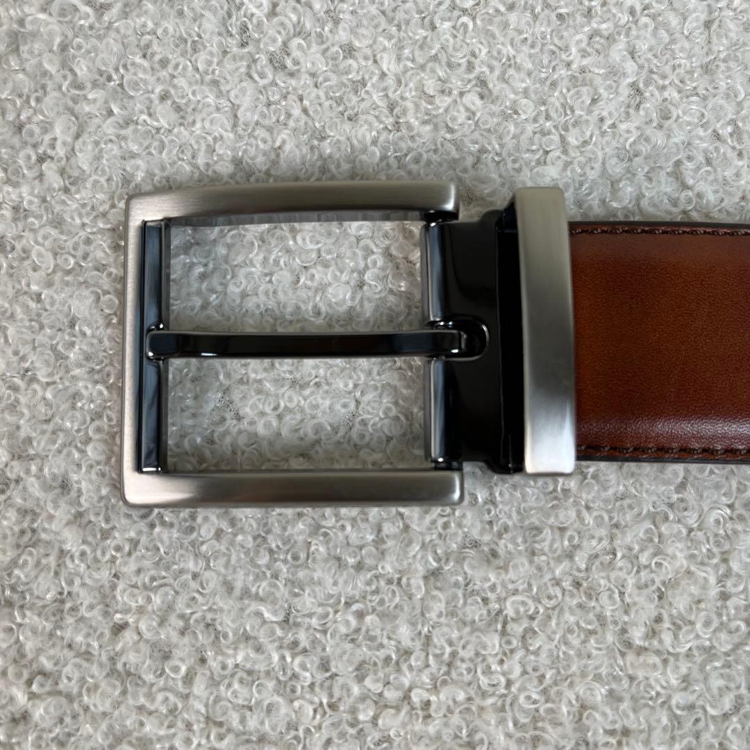 未使用級 MAGNANNI ベルト レザー ブラウン 保存袋付き