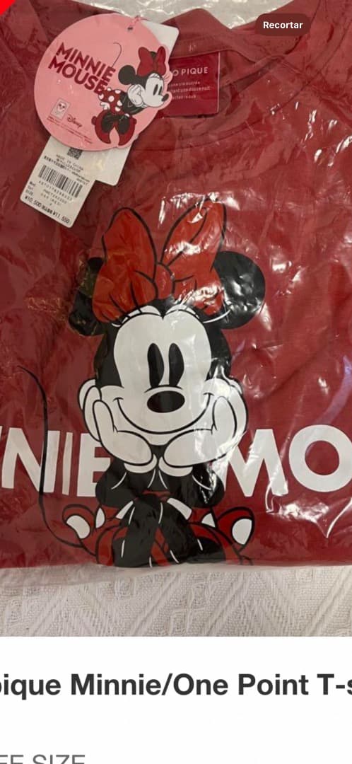 gelatopique Minnie/ワンポイントTシャツ＆ショートパンツセット