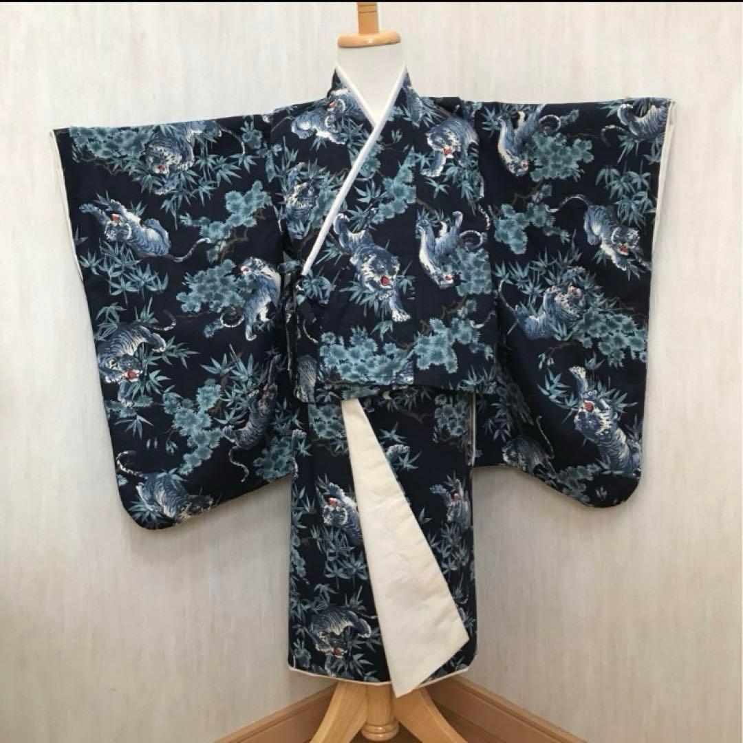 na☺︎さま専用 被布コート着物上下セット 七五三 3歳 男の子 ハンドメイド