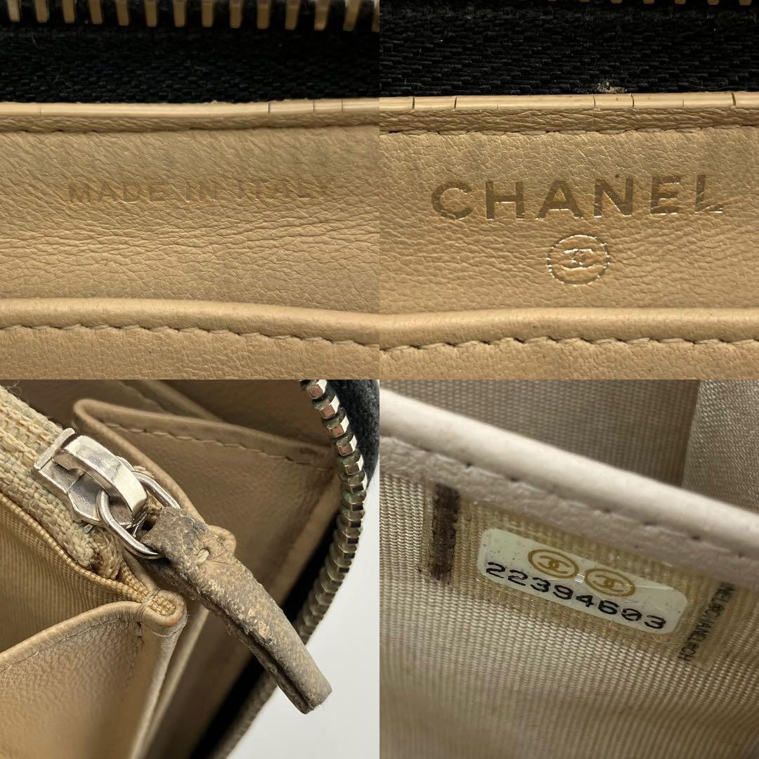 希少✨美品✨シャネル ジッピーウォレット 長財布 デカココマーク ブラック
