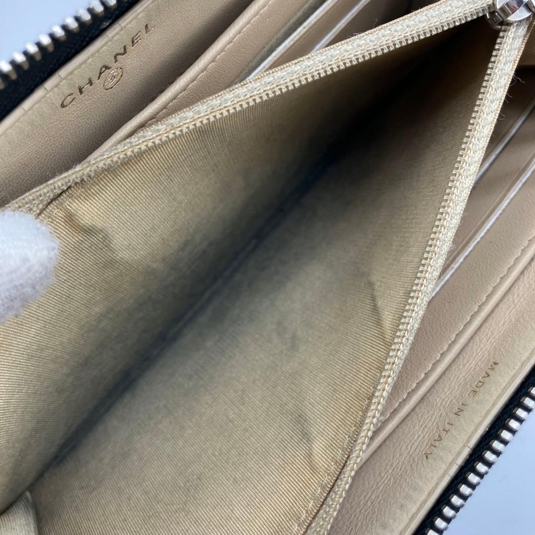 希少✨美品✨シャネル ジッピーウォレット 長財布 デカココマーク ブラック