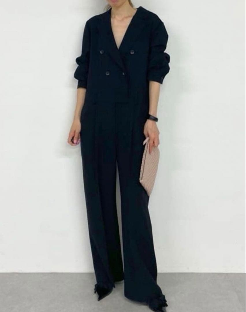 ウィムガゼット【THE PAUSE】テーラーカラージャンプスーツ