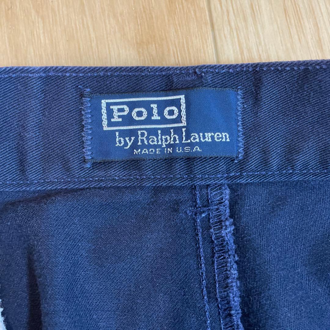 90s USA製 初期タグ ラルフローレン ポロチノ 2タック 34×32 - メルカリ