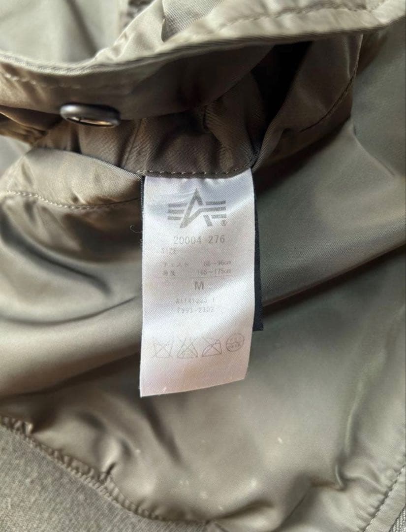 ALPHA INDUSTRIES MA-1 フライトジャケット オリーブグリーン