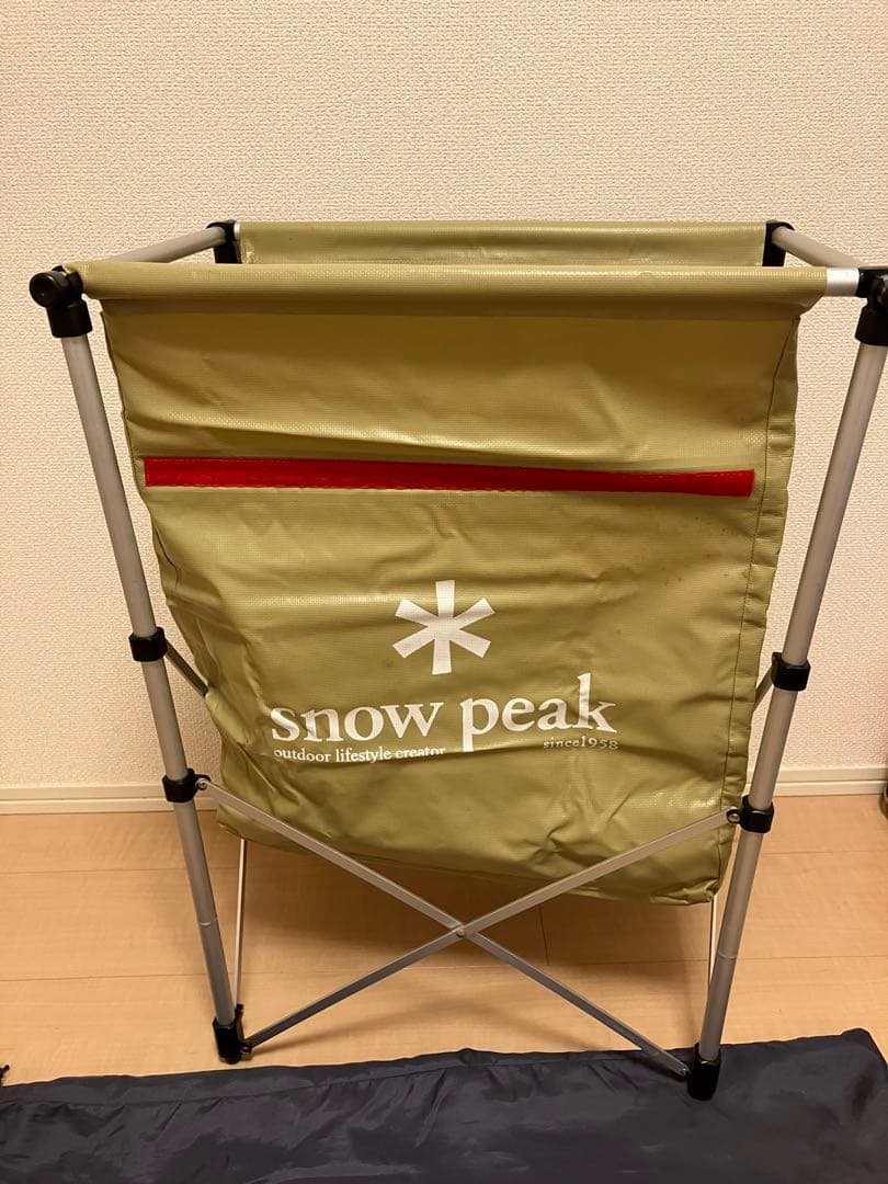  peak スノーピーク ガビングスタンド ゴミ箱 廃盤 キッチン 旧