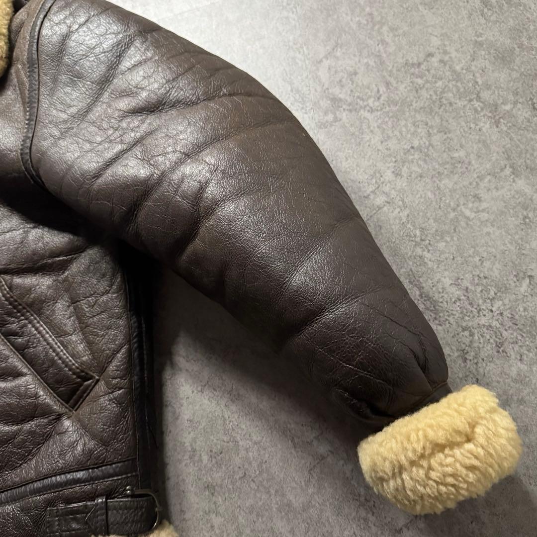 【90s vintage】フライトジャケット　B3 M ムートンジャケット　ボア