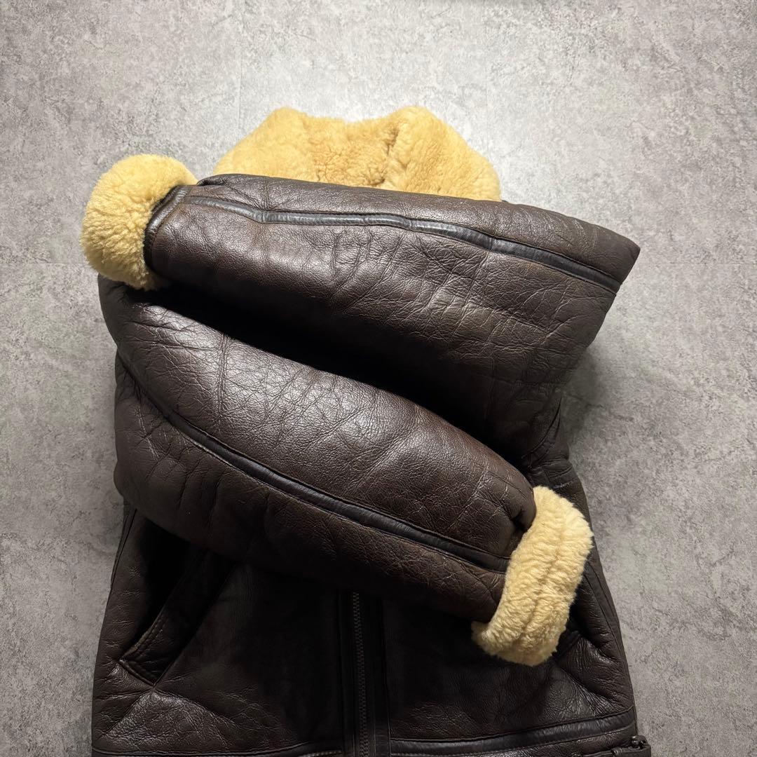 【90s vintage】フライトジャケット　B3 M ムートンジャケット　ボア