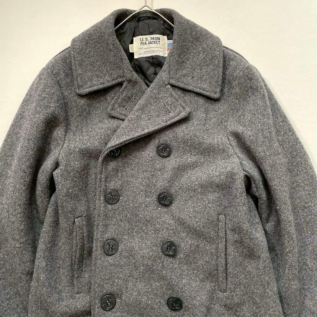 【名作】Schott U.S.740N PEA JACKET ピーコート 42
