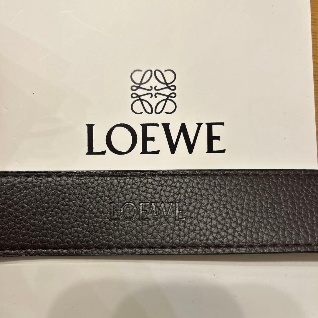 【新品未使用】LOEWE アナグラムベルト レザー 85サイズ