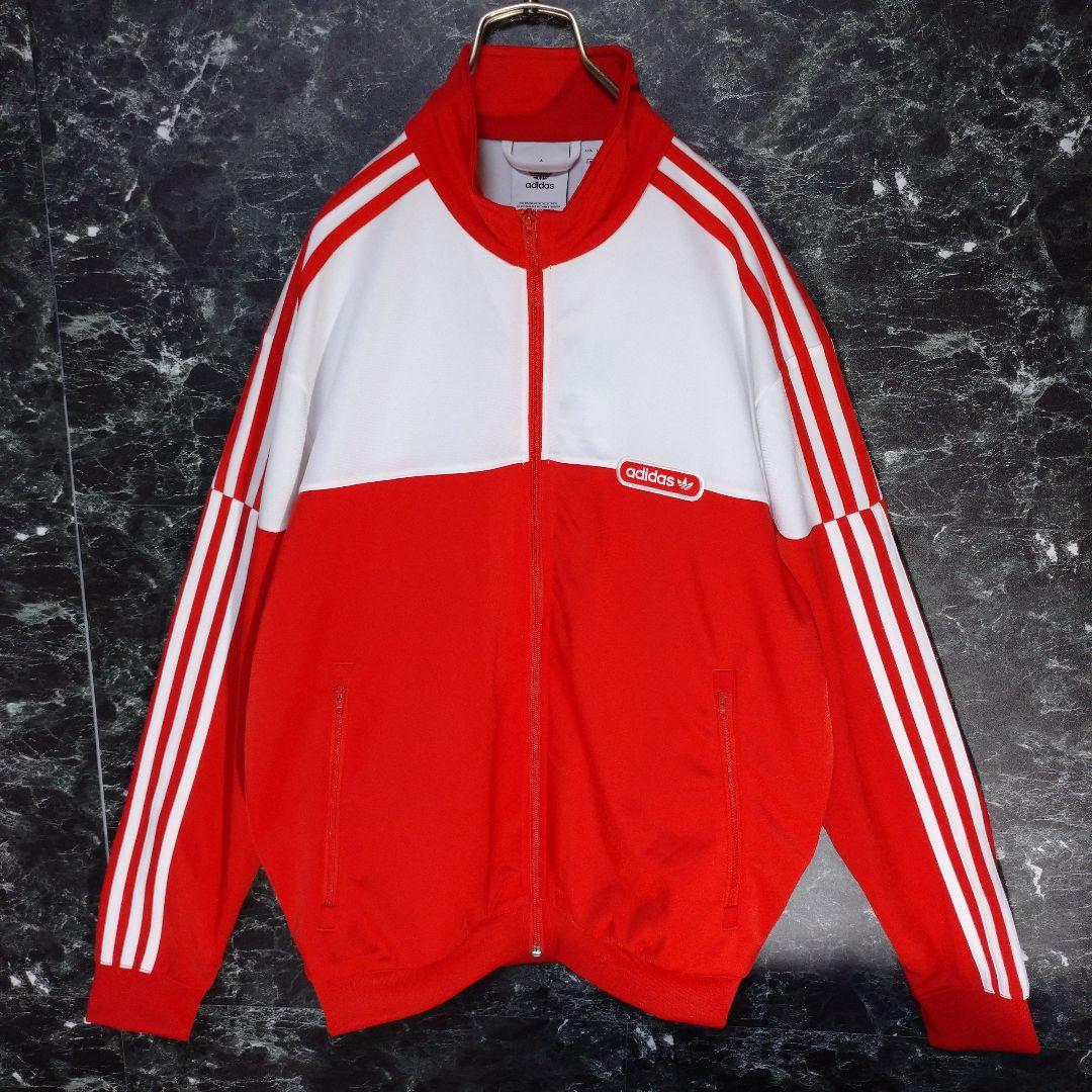 adidas firebird 常田大希着用 ファイヤーバード 赤 白 M ② - メルカリ