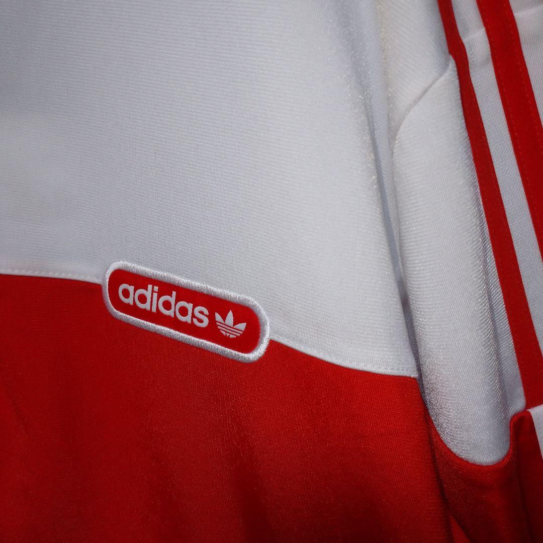 adidas firebird 常田大希着用 ファイヤーバード 赤 白 M ② - メルカリ