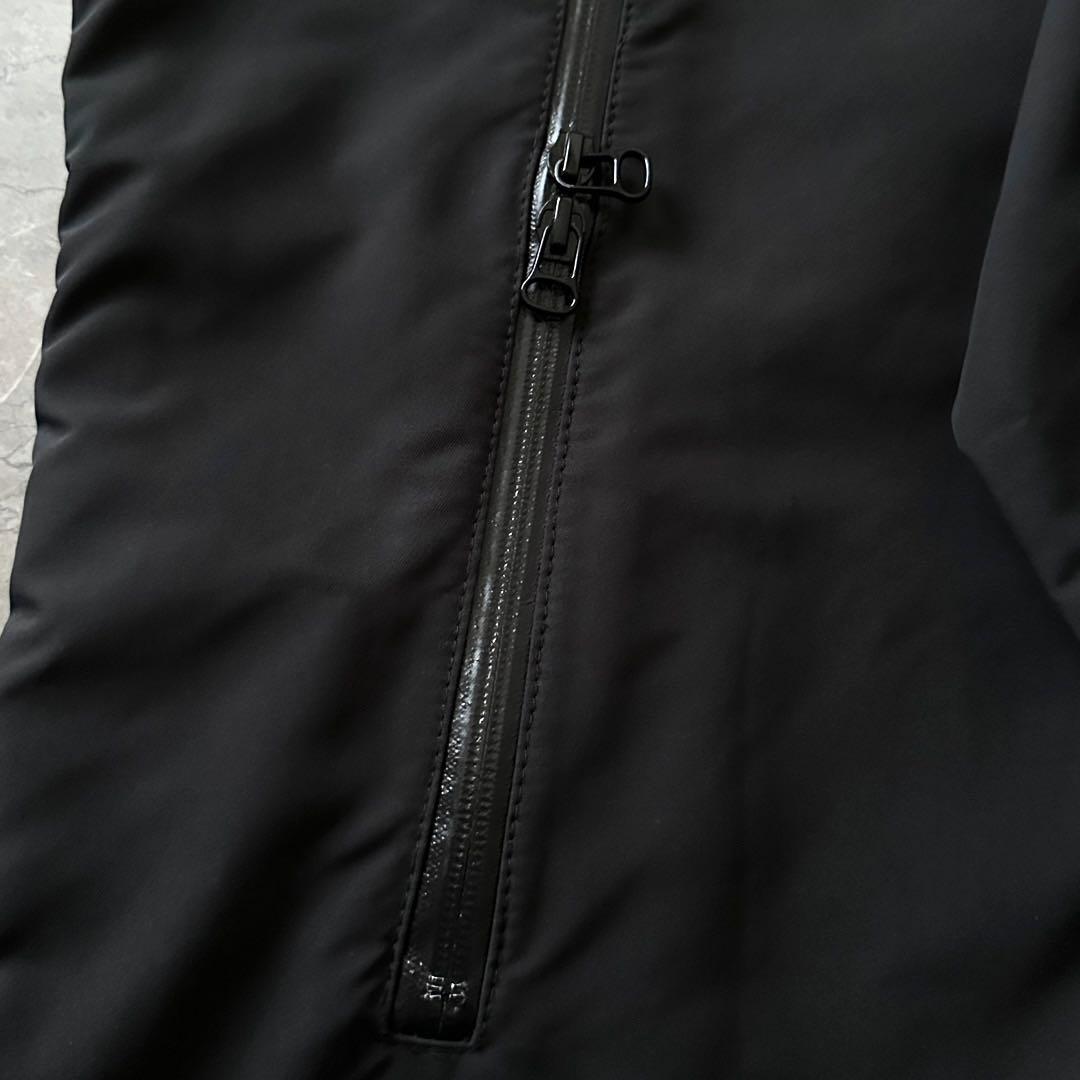 08sircus ナイロン フーデッド コート ブラック サイズXL モッズ