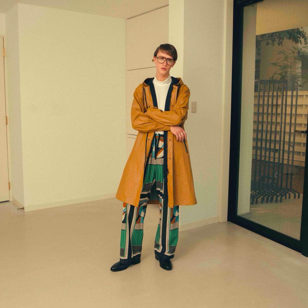 08sircus ナイロン フーデッド コート ブラック サイズXL モッズ