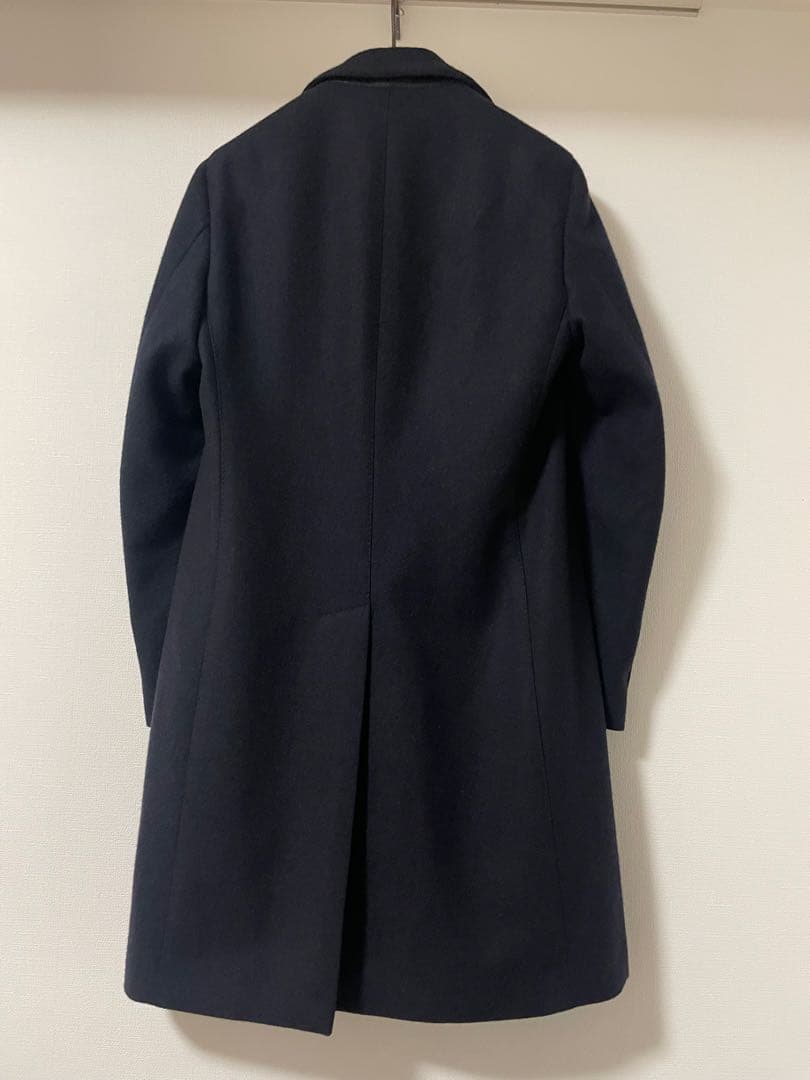 破格！美品　ラルディーニ　チェスターコート　44 ダークネイビー