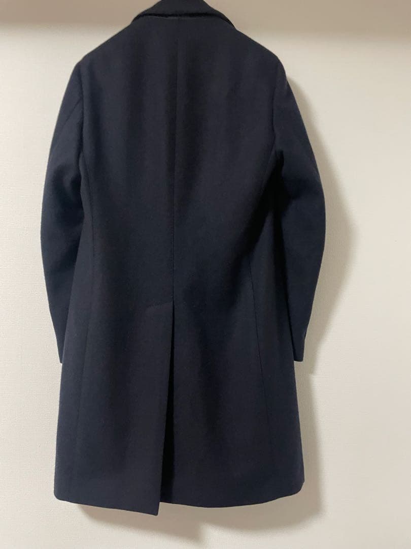 破格！美品　ラルディーニ　チェスターコート　44 ダークネイビー