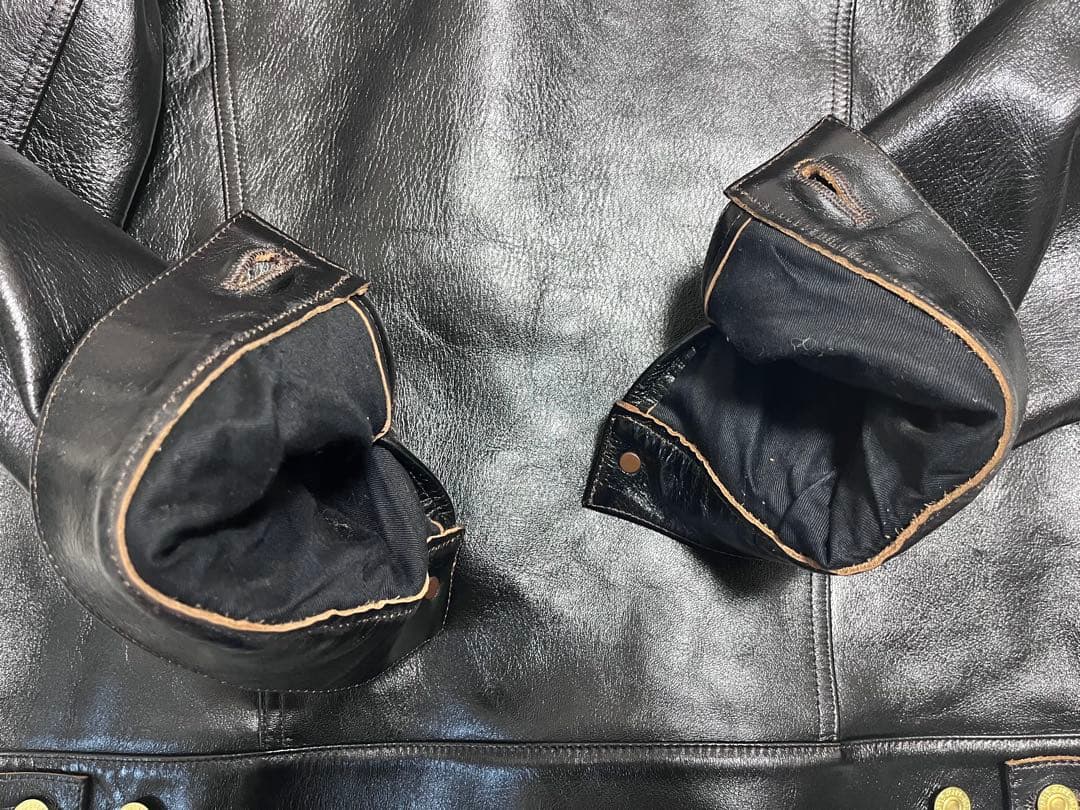 DOUBLE HELIX/ダブルヘリックス/ホースハイドレザー/大きサイズ48