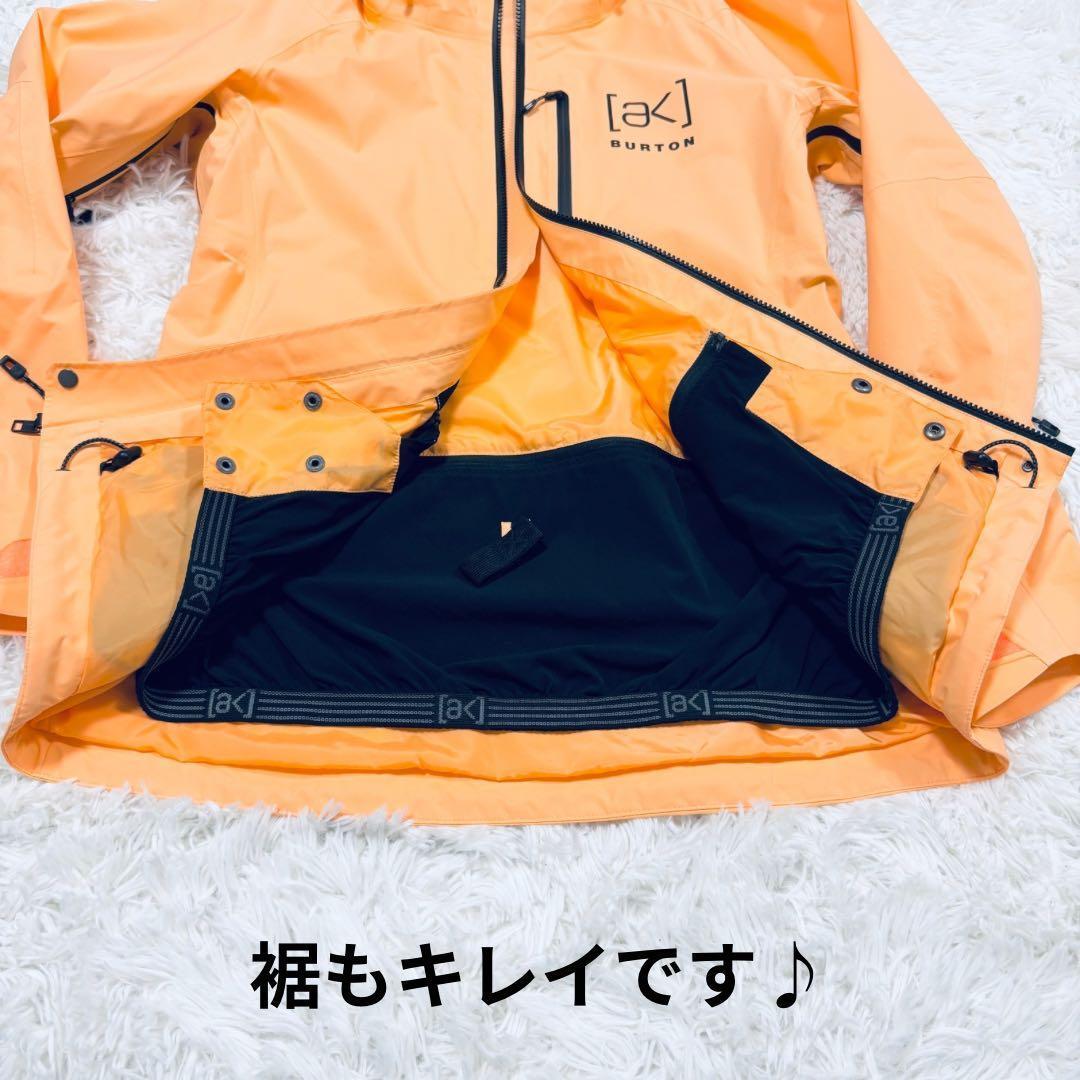 新品　バートン　ak　UPSHIFT　スノボ　ウェア　雪　ゴアテックス　橙　Ｓ