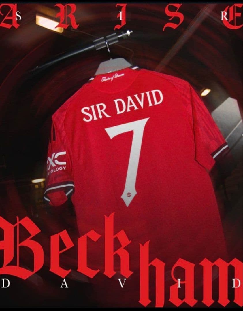 7番 ベッカム マンチェスターユナイテッド 25-26 オーセンティック