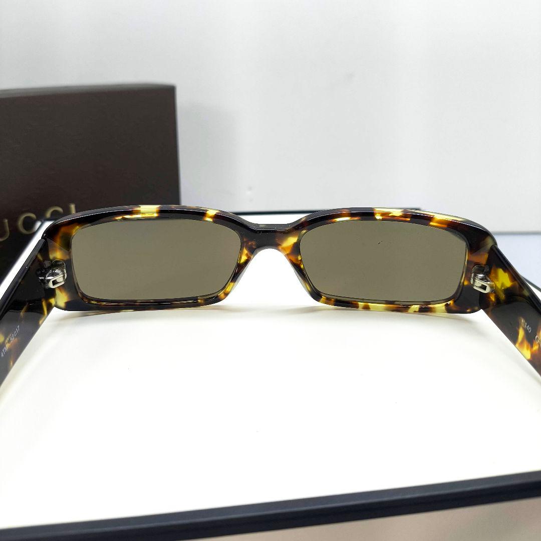 極美品 グッチ サングラス GUCCI GG アイウェア スクエア