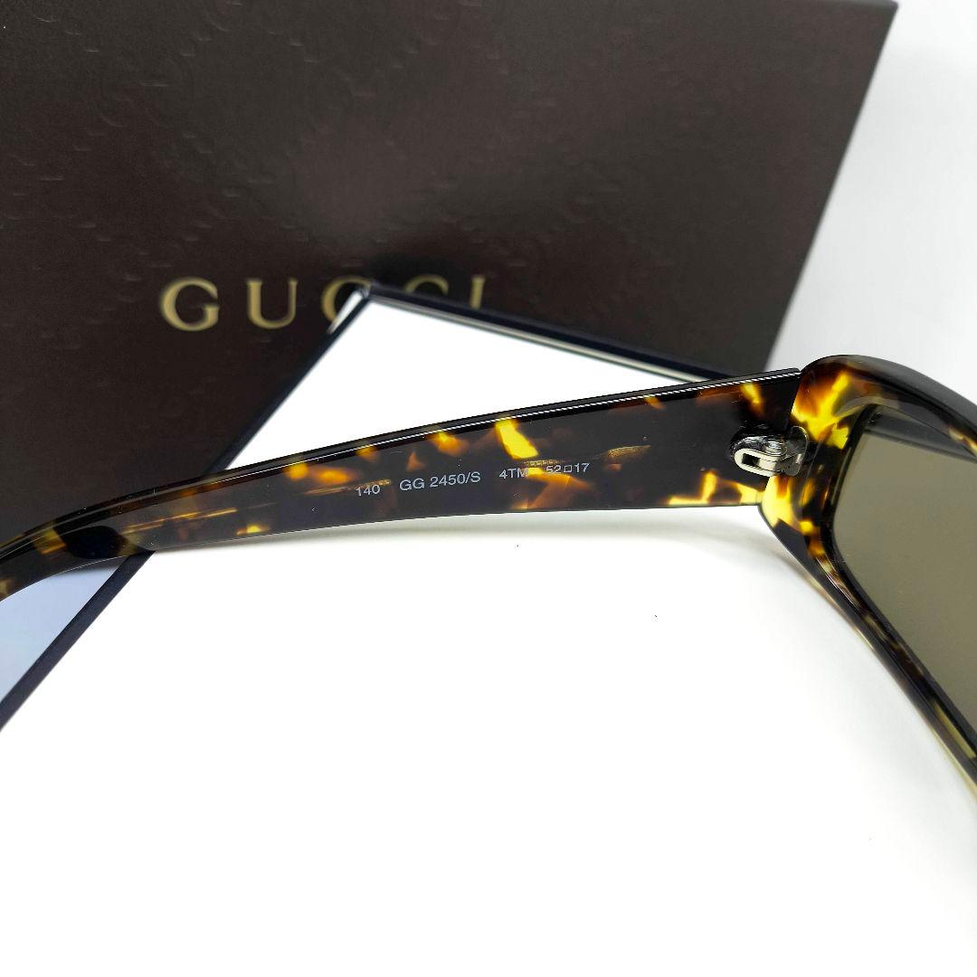 極美品 グッチ サングラス GUCCI GG アイウェア スクエア