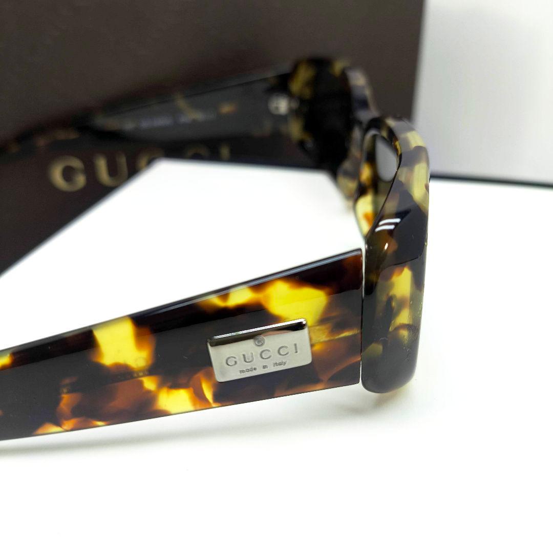 極美品 グッチ サングラス GUCCI GG アイウェア スクエア