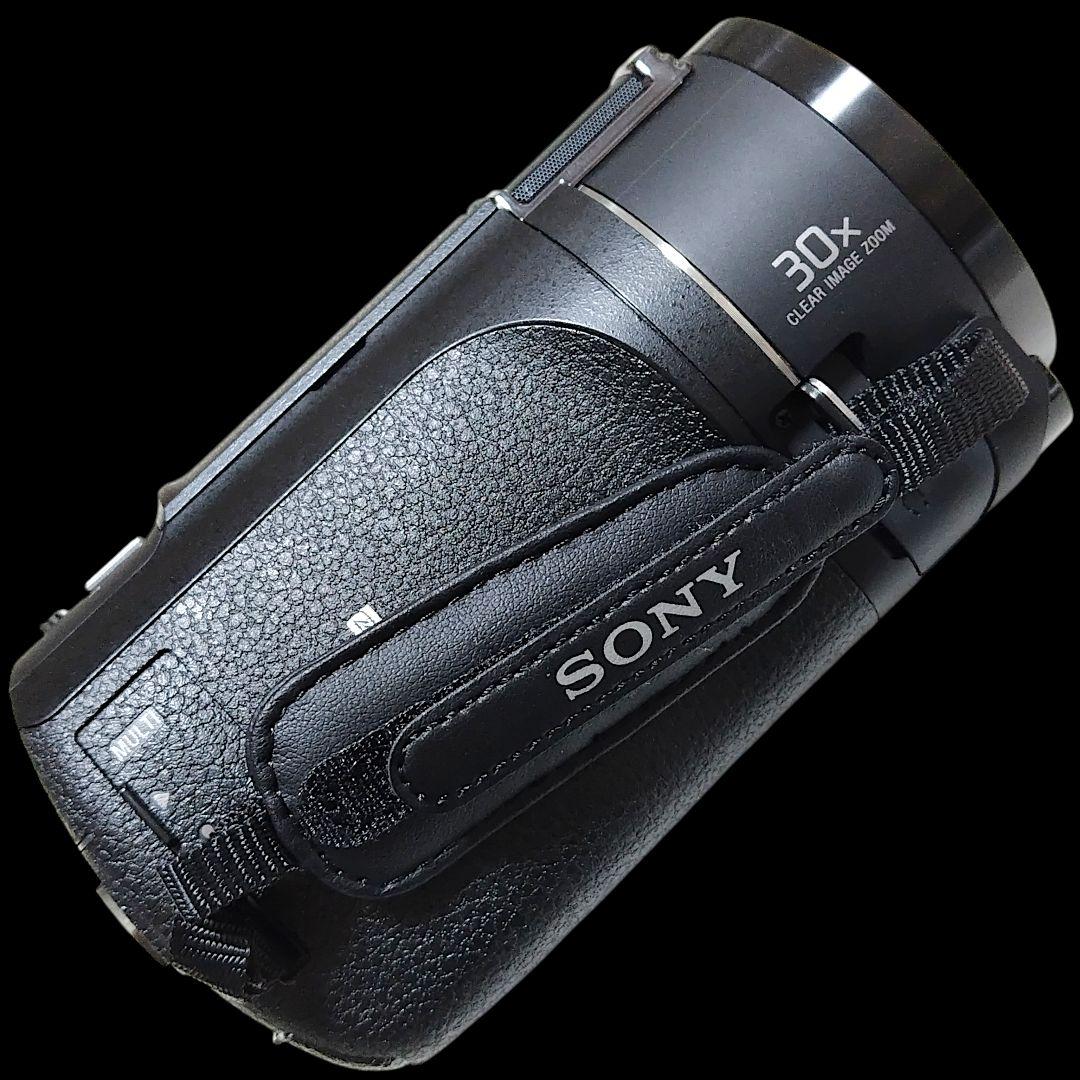 【美品】SONY ソニー 高性能 4Kビデオカメラ FDR-AX45A ブラック