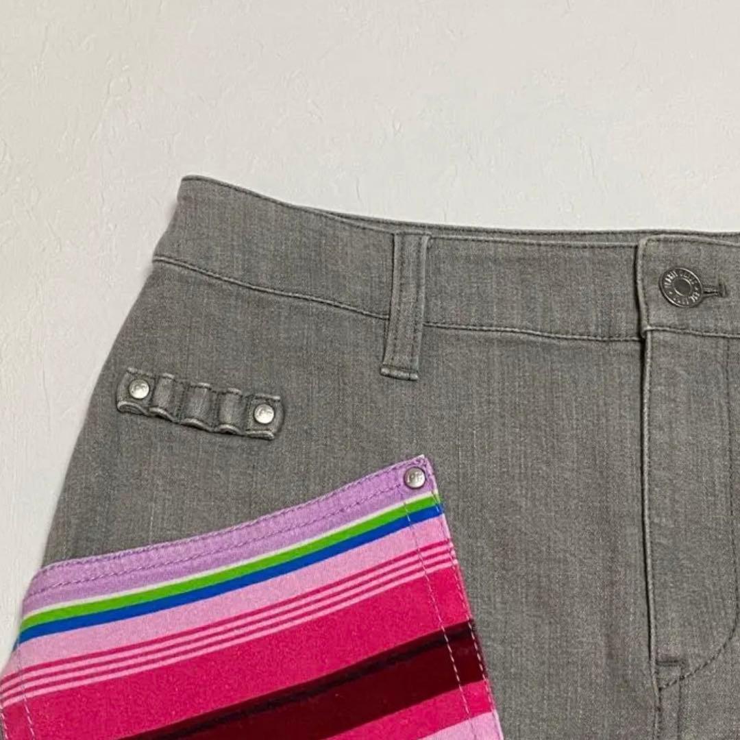 美品【パーリーゲイツ】レディースゴルフウェアストレッチスカート【0(S)サイズ】