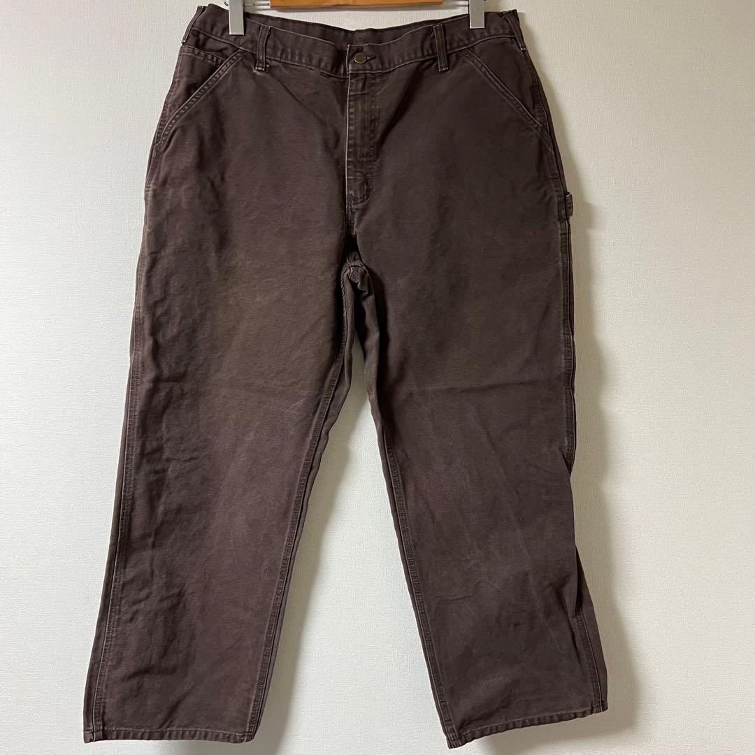 Carhartt（カーハート）ダックペインターパンツ/38/ブラウン/US古着