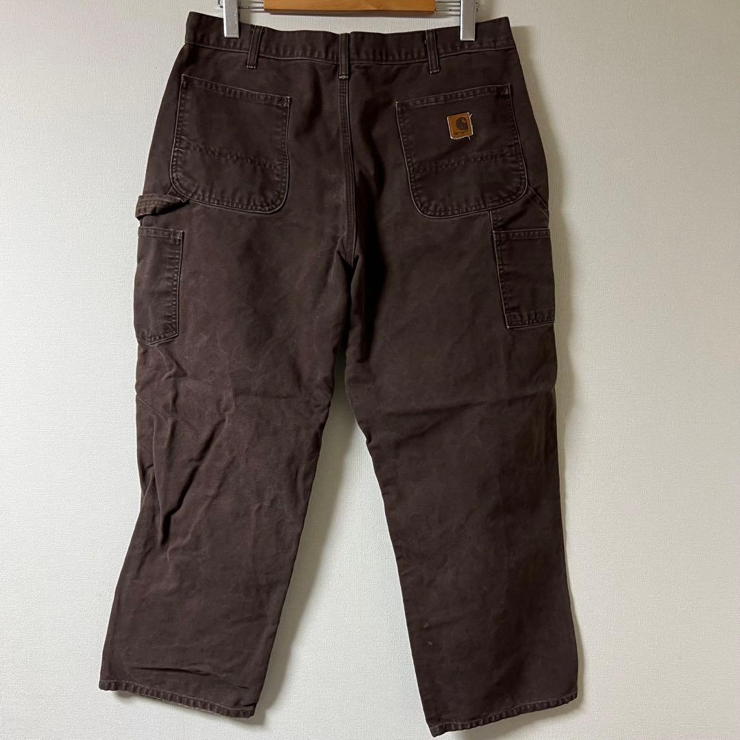 Carhartt（カーハート）ダックペインターパンツ/38/ブラウン/US古着