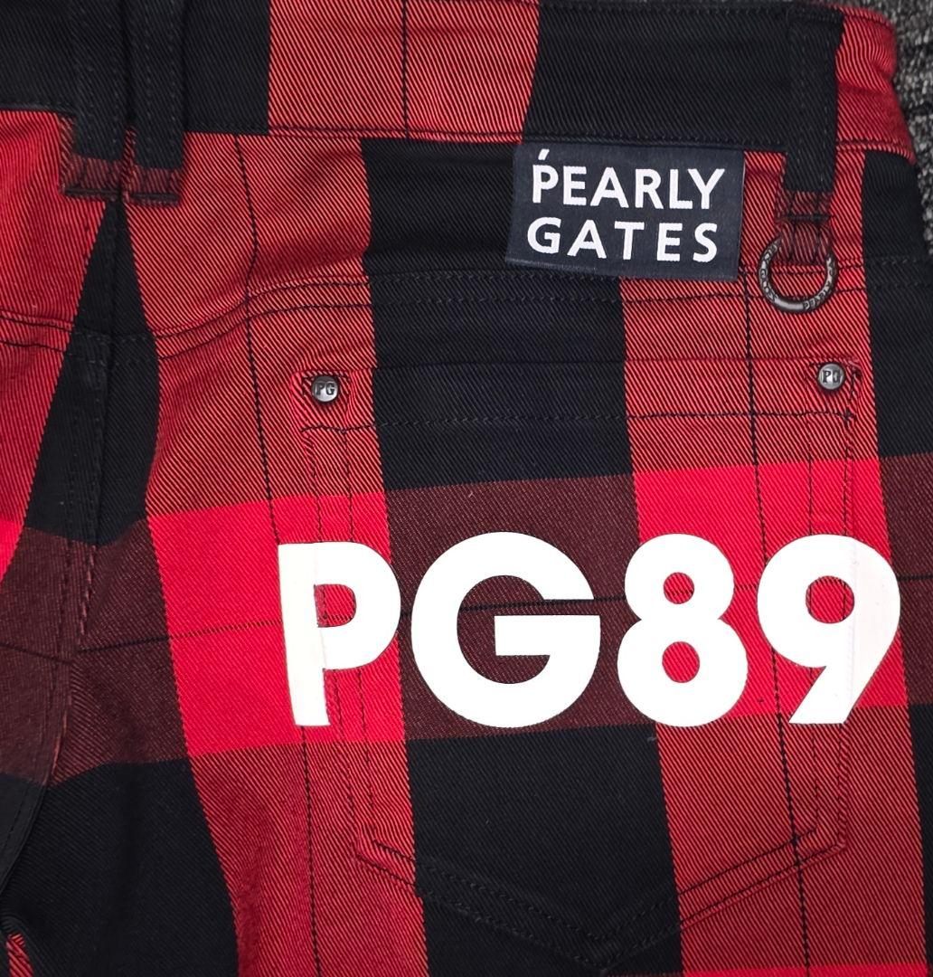 PEARLY GATES チェック柄 秋冬 パンツ＆帽子 セットアップ　【美品】