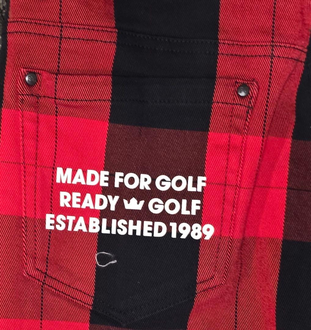 PEARLY GATES チェック柄 秋冬 パンツ＆帽子 セットアップ　【美品】