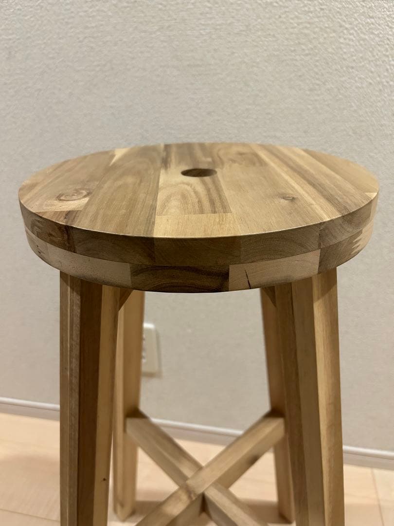 IKEA SKOGSTA ハイスツール カウンターチェア - メルカリ