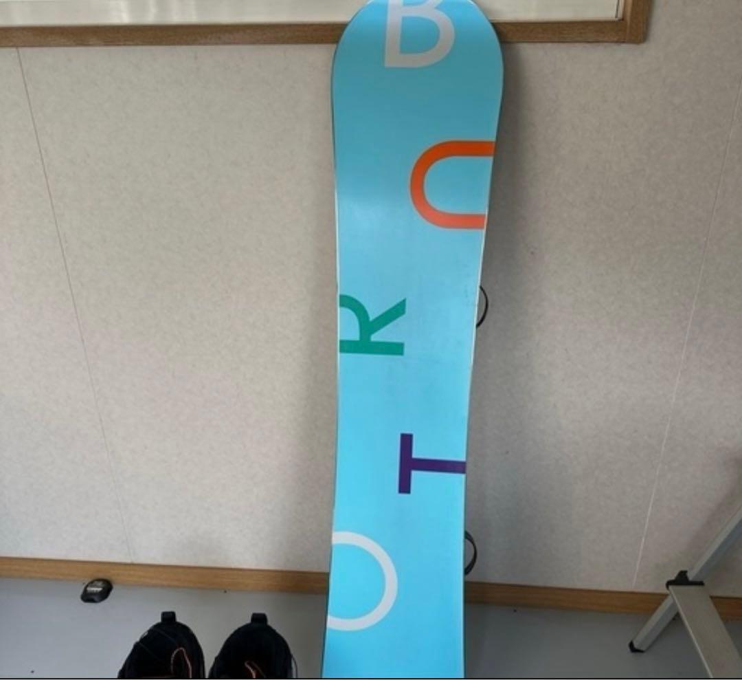 BURTON スノーボードセット（ボード、バインディング、バッグ、ワックス）