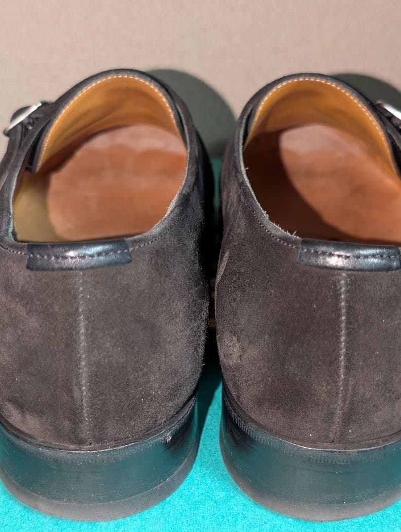 msek様用　エドワードグリーン　シングルモンク　ブラックスエード 6TROON