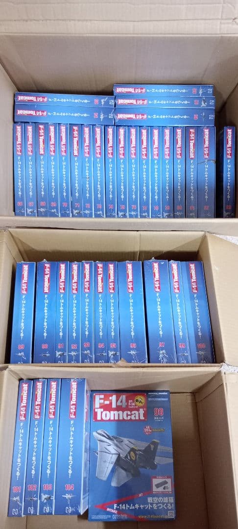 F-14 トムキャットをつくる！hachette 66-104セット 新しい