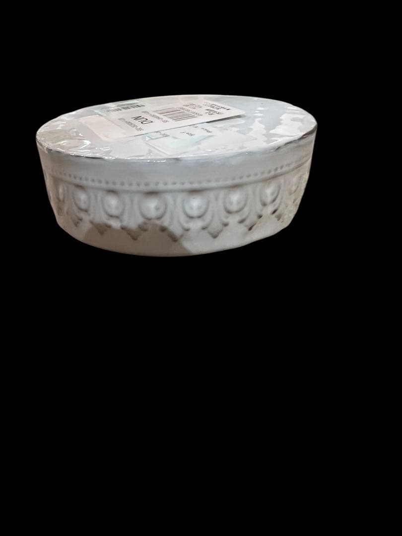 マチルダキャロン アスティエドビラット 白い陶器の装飾ボウル 中型