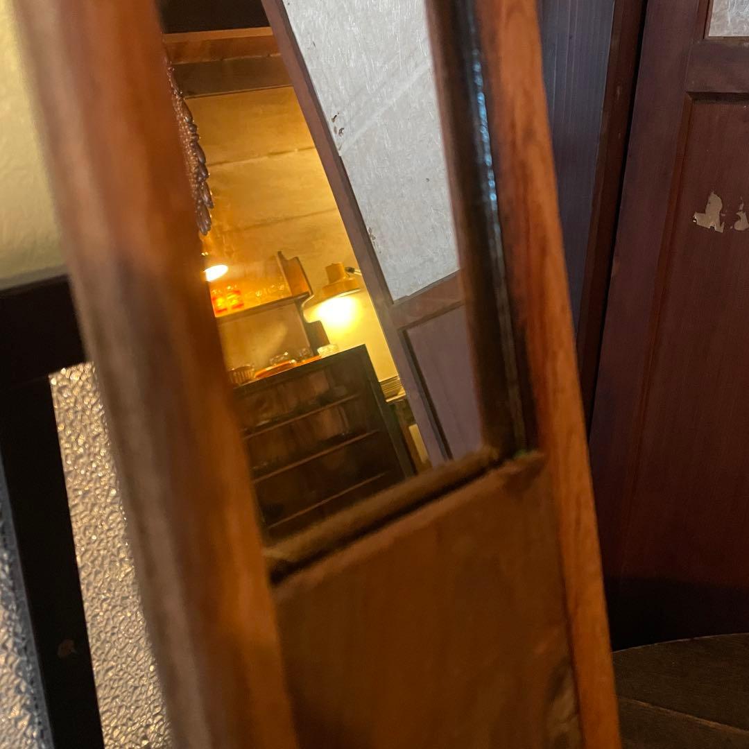 古道具　昭和レトロ　全身鏡　姿見　レトロ　昭和　鏡　ミラー　全身鏡　ヴィンテージ