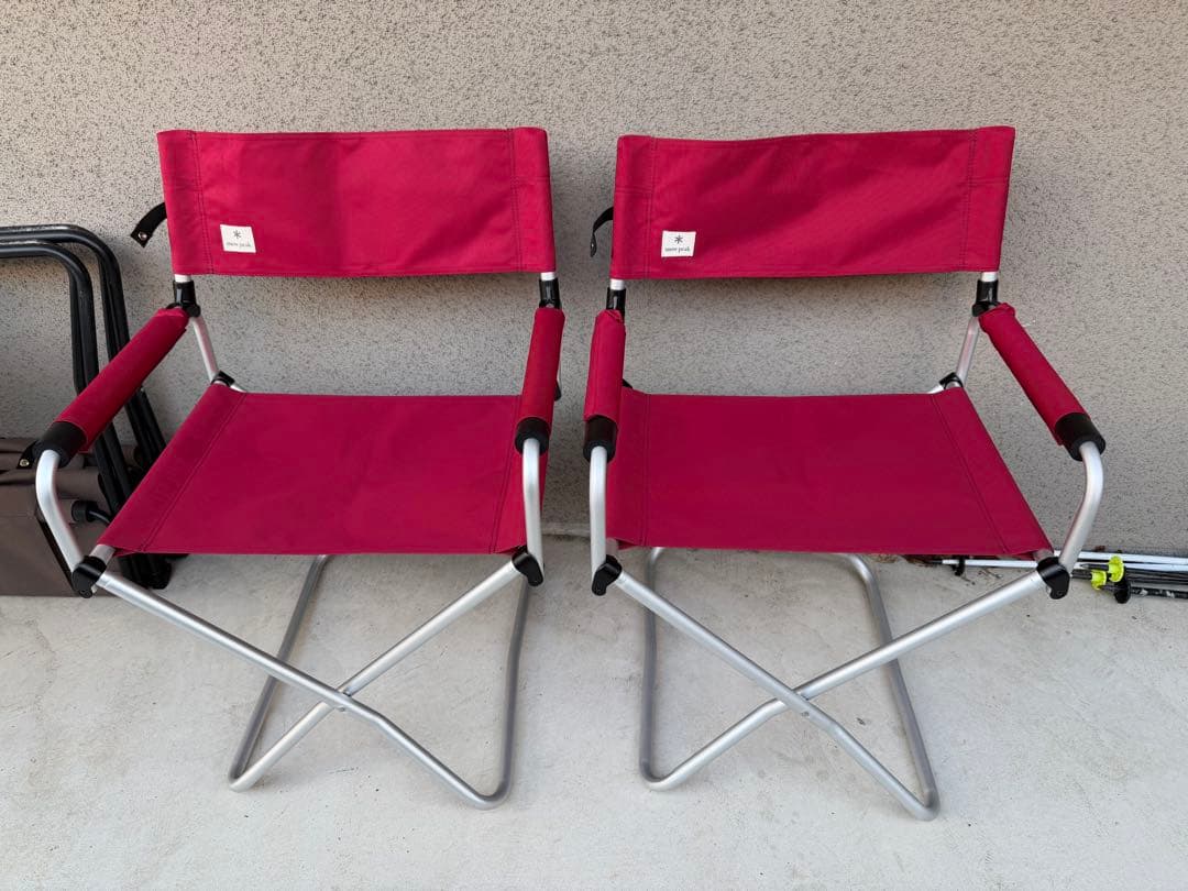 スノーピーク　FDチェアワイド RD 2脚セット