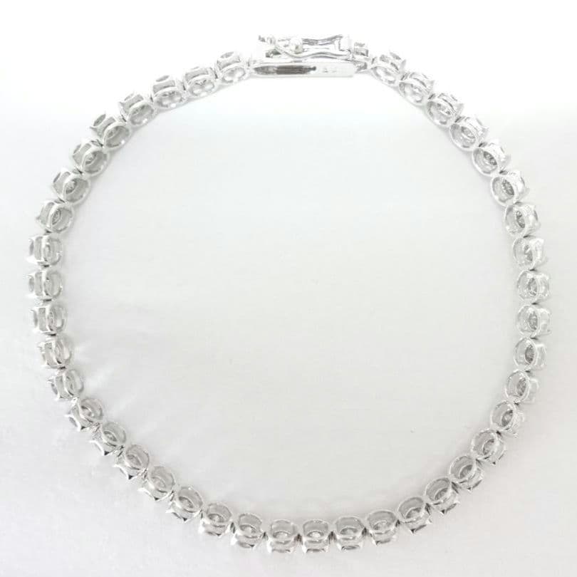 【Kako♡様】5.00ct　ダイヤモンド　テニスブレスレット　K18WG