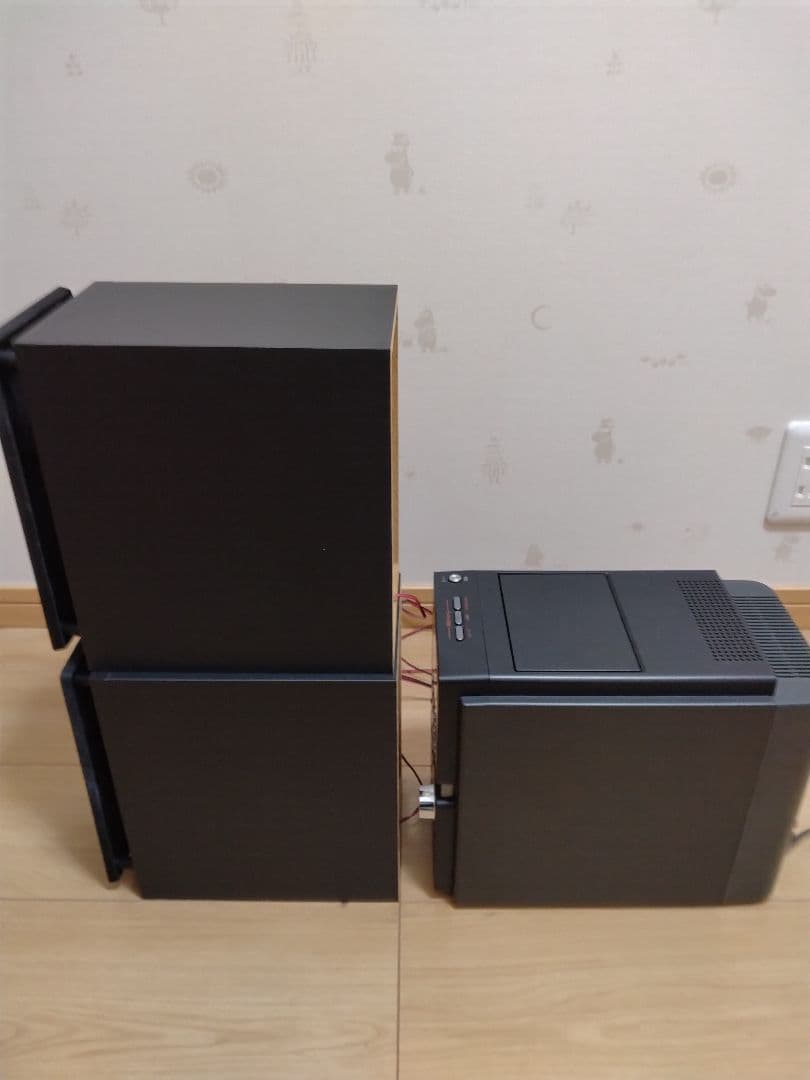 ⑤美品SONY CD・MD・カセットデッキ コンポ cmt-m35wm ソニー