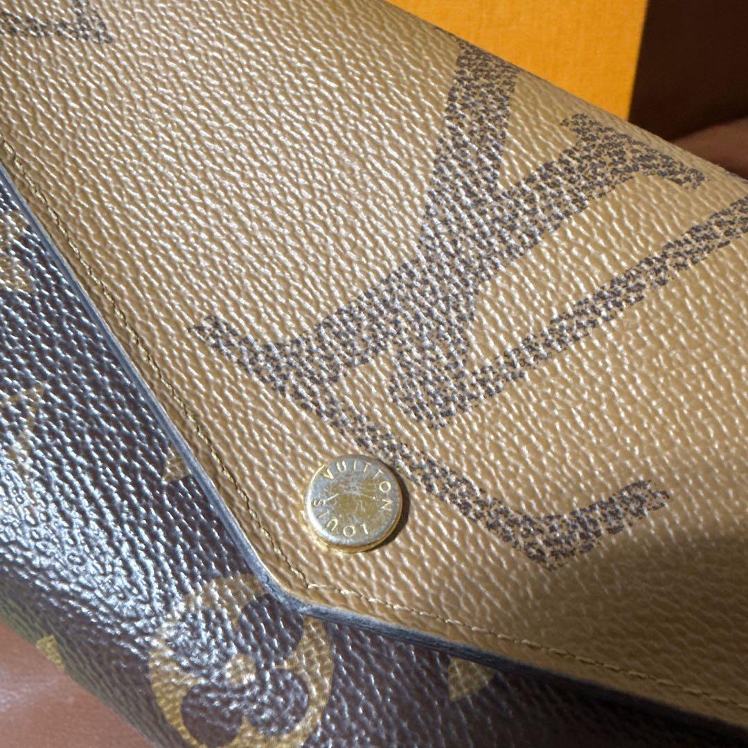 ルイヴィトン ポルトフォイユ サラ モノグラムジャイアント リバース