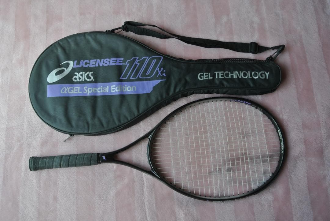 テニスラケット ７本セット (ASICS, DUNLOP, YONEX)