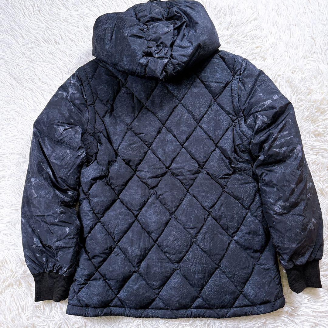 【サイズ3☆美品】ダンスウィズドラゴン　ダウンジャケット　2WAY 刺繍ワッペン