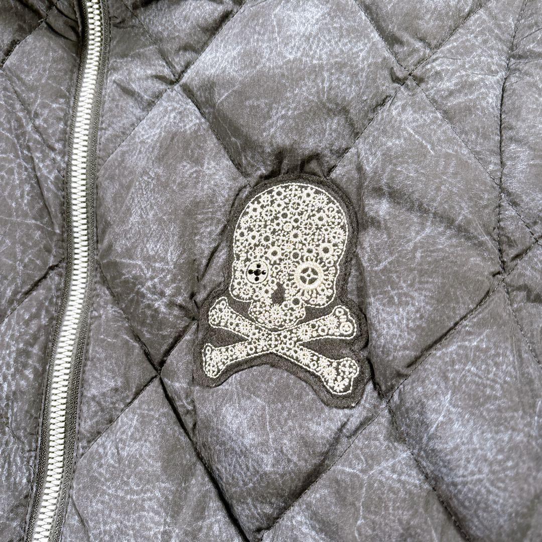 【サイズ3☆美品】ダンスウィズドラゴン　ダウンジャケット　2WAY 刺繍ワッペン