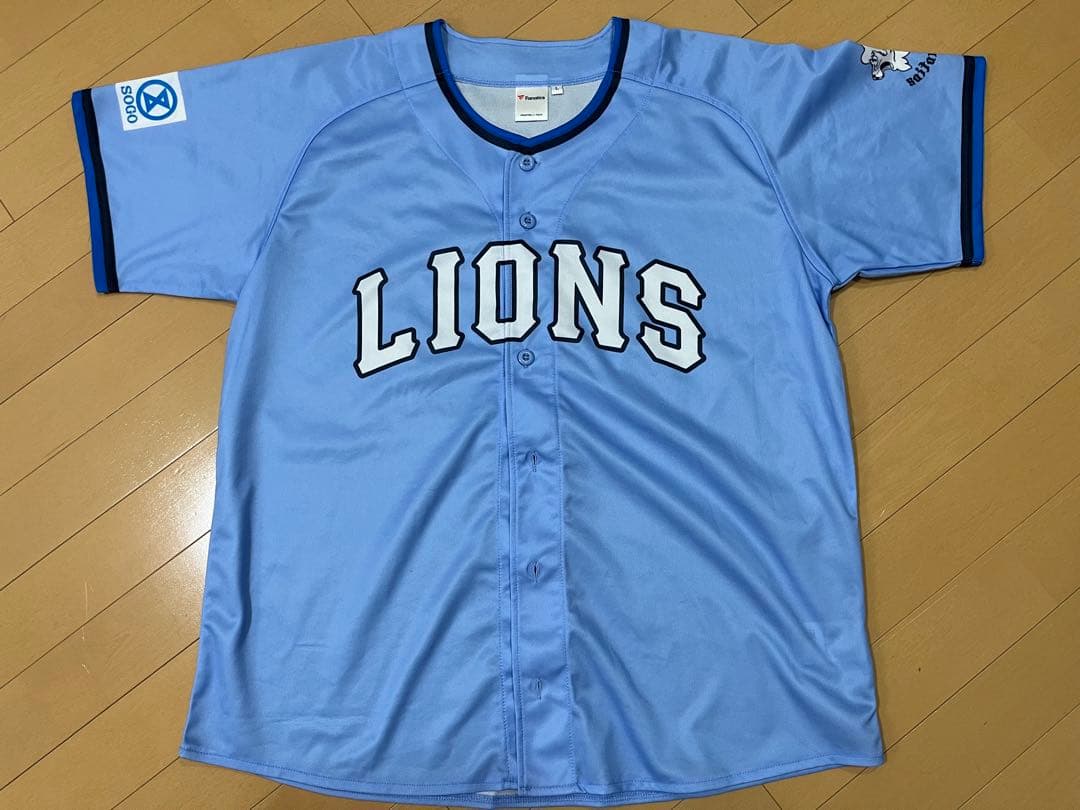 西武ライオンズ　サマーブルーユニフォーム　滝澤夏央　62　サイズL