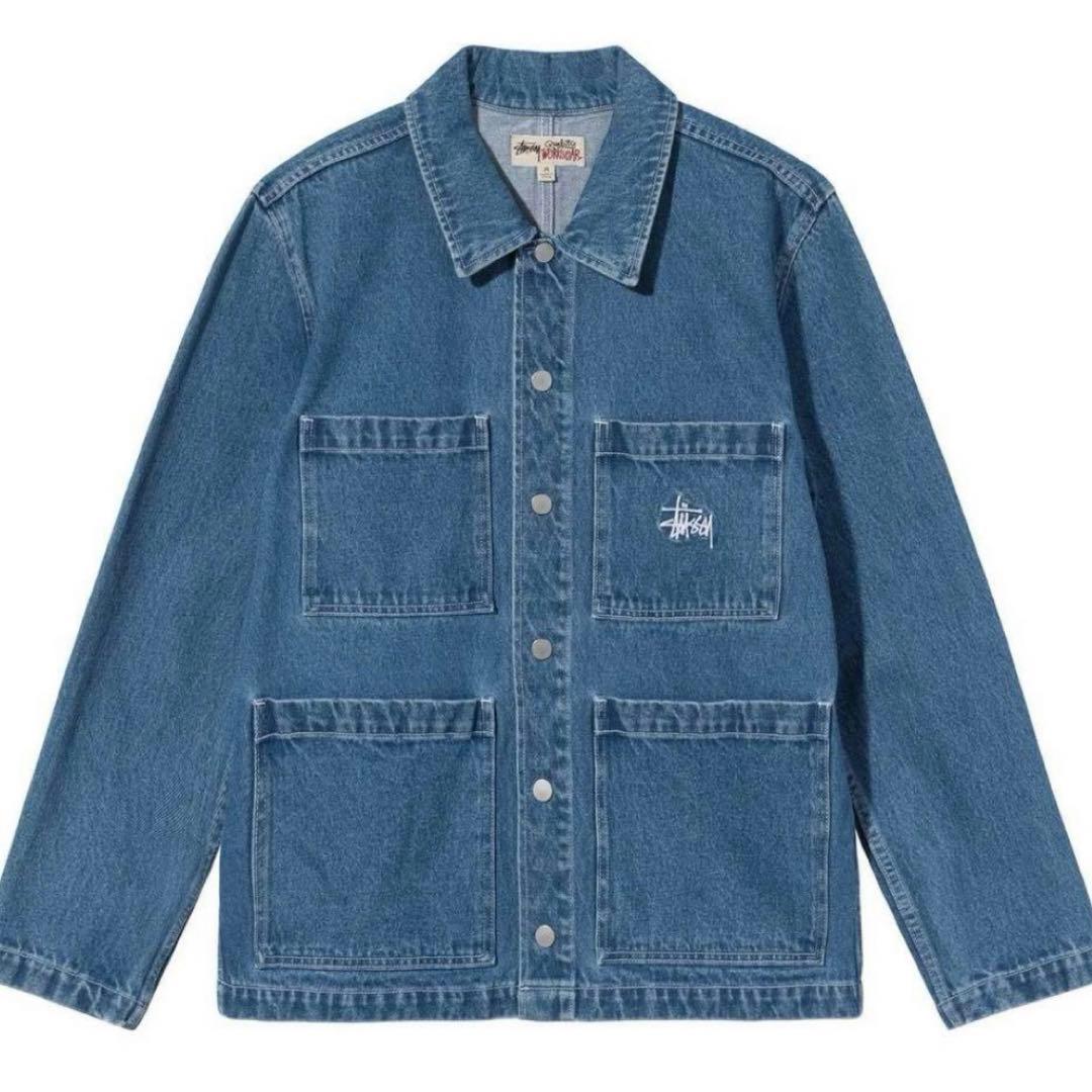stussy ステューシー デニムカバーオール ジャケット Gジャン - メルカリ